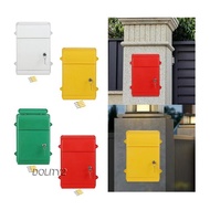 [Dolity2] Key Drop Box Postbox Office Gate Street Mail Drop Box Wall Mounted Mailbox