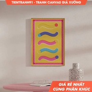 Wall Painting, Colorful Dots Geometric Wall Art, Colorful Big Polkadots Painting Printable Art, come