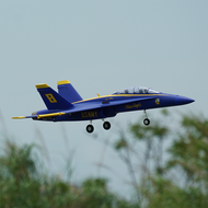 XFly Twin 40mm F-18 Hornet Fighter Jet Model ของเล่นโมเดลเครื่องบินยุทธวิธีแบบไร้คนขับสำหรับผู้ชายแล