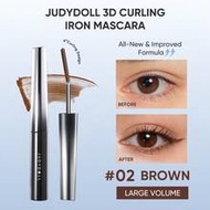 JUDYDOLL 3D CURLING IRON MASCARA, Waterproof, Curling, Smudge-Proof, Volumizing, Long-Lasting Mascar