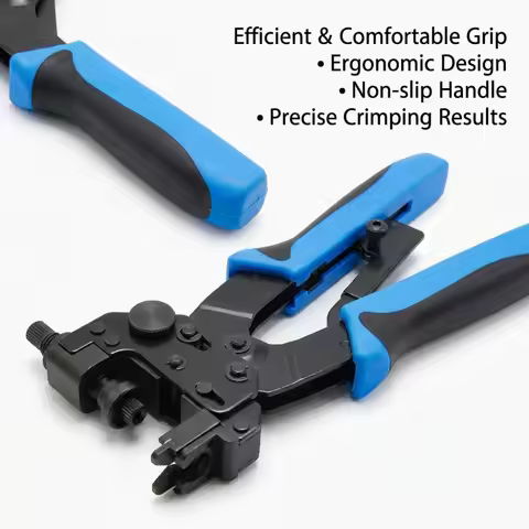 TL-H510B 0.5-6MM2 PROFESSIONAL COMPRESSION CRIMPING TOOLS For Crimping F,BNC,RCA,RG 59, RG6 F Type C