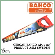 SWEDEN BAHCO 20" x AP06 Wood Hand Saw / Gergaji Kayu Tangan