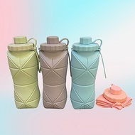 Silicone Foldable Water Bottle Sports Water Bottle 600mL