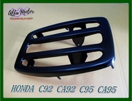 REAR "STEEL" GRATING "BLACK" Fit For HONDA C92 CA92 C95 CA95 #ตะแกรงหลัง ตะแกรงเหล็กหลังเบาะนั่ง ตะแ