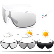 ELAX Polarized Photochromic UV400 Outdoor Road Cycling Eyewear MTB Sports Sunglasses Men Women Bike 