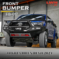 LWN4x4 กันชนหน้าออฟโรดRevo 2020-2024 รุ่น FB-017 กันชนเหล็ก 3 เขา รีโว่ออฟโรด Toyota Revo OFFROAD BULLBAR