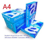 【文具通】含稅批發價 Double A QUALITY PAPERLINE HP 影印紙 A4 白色 50包 100包