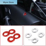 4 Pcs Car Door Pin Lock Knob Lift Trim Covers Aluminum Alloy For Mercedes Benz A B GLA CLA GLK Class