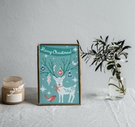 聖誕小鹿 創意數字油畫 【獨家聖誕】