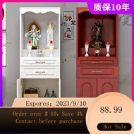 🌈Buddha Shrine Clothes Closet Buddha Cabinet Home with Door Buddha Shrine Altar Modern Minimalist Guanyin Altar Shrine G