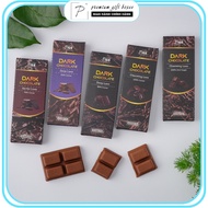 [Try Price] Bar 20g Combo Dark Chocolate | Figo Bitter Black Chocolate Candy 5 Flavors 5 Types Of Options, Weight Loss, Diet Snacks