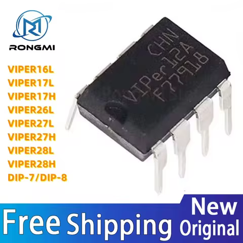 5Pcs VIPER17L VIPER17H VIPER16L VIPER26L VIPER VIPER27L VIPER27H VIPER28L VIPER28H DIP-7 DIP-8 IC Ch