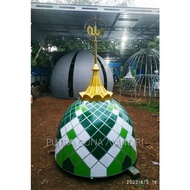 KUBAH MASJID STAINLESS STEEL DEKORATIF 150 CM