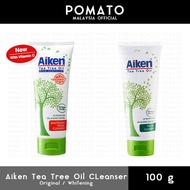 Aiken Tea Tree Oil Spot Away Whitening Facial Cleanser Wash 100g