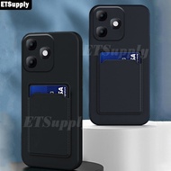 Phone case Itel A90 A80 A70 Soft Card Holder Slot Silicone Wallet Back cover Itel A90 A80 A70 case