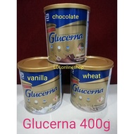 glucerna 400g (vanilla ,wheat ,chocolate)