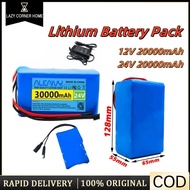 【COD】12V 24V 20000mah Rechargeable Lithium-ion Battery Pack DC 12.6V 20Ah 1A Charger