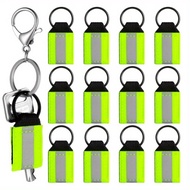 Reflective Safety Buckle Keychain Pendant Reflective Buckle Outdoor Night Running Cycling Safety Key