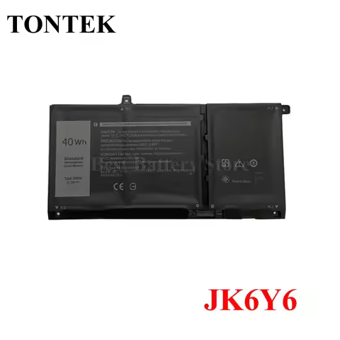 JK6Y6 40WH H5CKD 53WH Laptop Battery For Dell Latitude 3410 3510 Vostro 14 5402 5501 5502 Inspiron 5