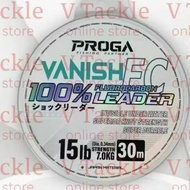 Proga vanish fc 100% fluoro carbon leader 30 meter