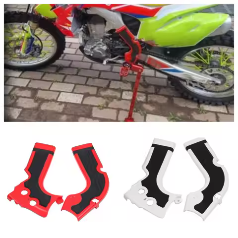 Motorcycle accessories Motocross Dirt Bike Red Frame Guard for Honda CRF250R CRF450R CRF 250 450 R 2