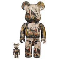 Medicom toy BE@RBRICK 歌川國芳 相馬之古內裏 400% + 100% bearbrick