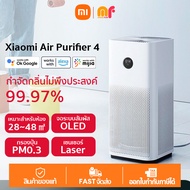 Xiaomi Mi Air Purifier 4 - Global Ver. เครื่องฟอกอากาศ 4 Xiaomi ห้องนั่งเล่น CADR 400m3/h PM0.3ดูดซับสารอันตราย 99.9%ดูดซับเชื้อโรค ฝุ่น สารก่อภูมิแพ้