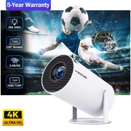 [ 5Year Warranty]HY300 PRO Smart Projector projector Mini Led 4K For Tv Laptop Android Phone netflix