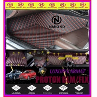 PROTON SAGA BLM FLX CARMAT PREMIUM PU LEATHER CAR MAT FLOOR MAT KARPET KERETA