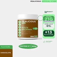 Pealicious Organic Belgian Pea protein for vegan & keto (Dark chocolate flavour) plant based isolate
