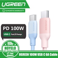 UGREEN 100W USB C To USB C Cable 6A PD Fast Charging Charger Type C Cable