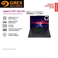 LENOVO LEGION 5 15AKP10 83F1004MMJ OR 83F1004LMJ Laptop (AMD Ryzen AI 7 350, 32GB,1TB, 15.1") FREE  