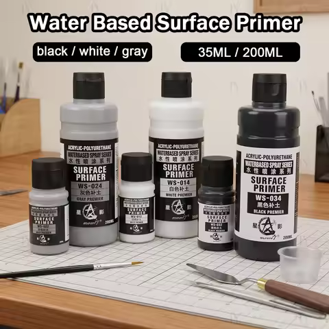 SUNIN 7 WS012-WS034 35ml/200ml Model Surface Primer Model Painting Putty for Military Model Hobby DI