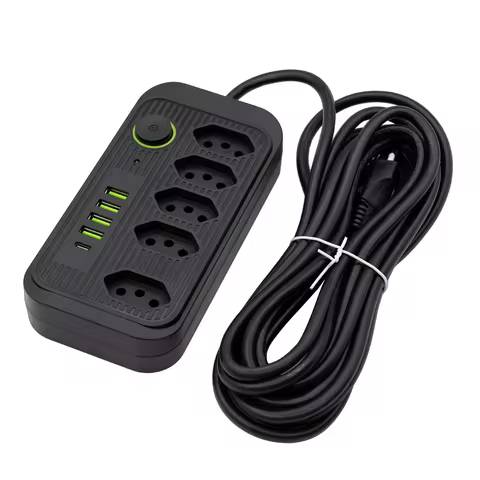 PSSRISE Extension Socket,Electric Extension,USB Socket,Electrical Extension 5 Meters, Electric Exten
