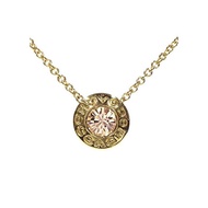[Coach] COACH coach necklace logo crystal necklace F54514 GLD gold