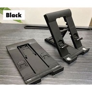 日本暢銷 - 黑色 手機平板支架 兒童學習機ipad支架 桌面平板迷你折疊直播支架