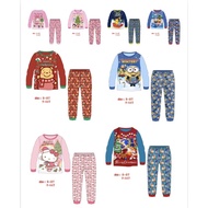 Local Seller 9-14 Year Old Cuddle Me Kids Pyjamas Set / Kids Outing Set Christmas Set