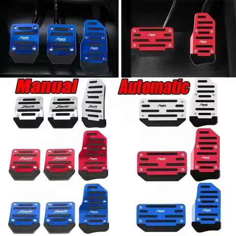 2/3pcs Car Pedal Protection Cover Car Brake Accelerator Pedal Manual Gear Pedal For Car Universal Pe