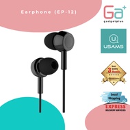 USAMS EP-12 Stereo Earphone in line control with mic Headset 3.5 mm In Ear Earbuds/Earphone