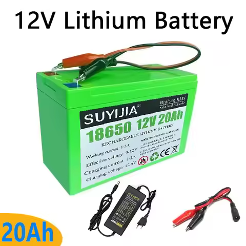 12V 20Ah 18650 Lithium Battery Pack 3S7P Rechargeable Battery for Solar Energy Electric Vehicle Batt