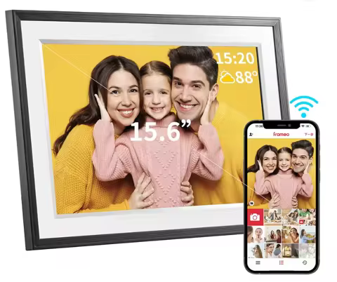 Frameo Digital Picture Frame, 10.1'' Frameo Digital Photo Frame WiFi, 32GB | 1280*800 HD Touch Scree