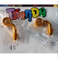 45 degree and 90 degree bent Banjo