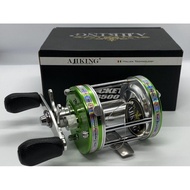 (MAA) Mesin Pancing 16kg Max Drag Ajiking Reel Rocket C (Left Handle) kotak simpanan pancing jenahak