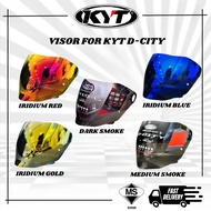VISOR FOR HELMET KYT D-CITY ( VISOR KYT D CITY ) - Visor Day & Night Use Brand KYT / Akila