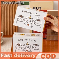 hewoodfameing Cartoon Snowflake Crisp Scones Packaging Box Drawer Candy Biscuit Cookie Gift Packing 