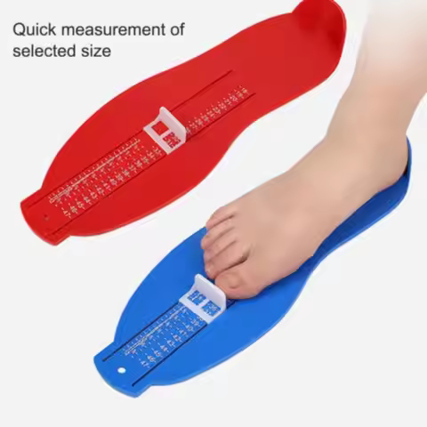 Portable UK/EU Size Foot Measure Gauge Device Shoes Size Measuring Ruler Hanging Design Foot Care Ad