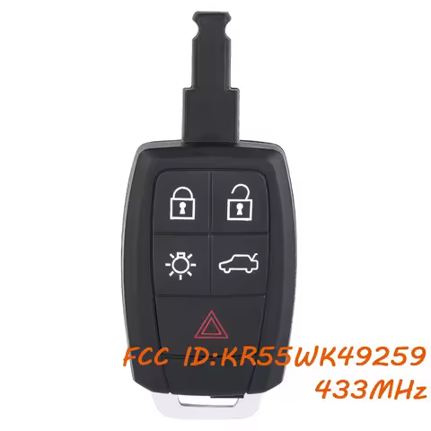 KEYECU KR55WK49259 ID48 Chip Remote Control Car Key Fob for Volvo C30 V40 S40 V50 D5 S60 C70 V70 XC9