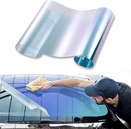 XhuangTech Chameleon Deep Blue Car Front Window Tint Solar Film Protection Scratch Resistant 67% VLT