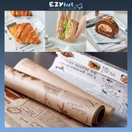 Kitchen Non Stick Baking Paper With Cutter Oil Paper Bakery Kek Kertas Minyak Pelapik Microwave Oven