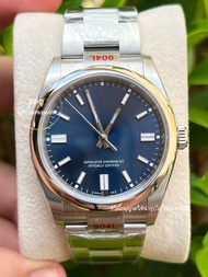 นาฬิกาข้อมือ RL Oyster Perpetual (OP) Blue 31,36,41mm (Top Swiss) (สินค้าพร้อมกล่อง) (ขอดูรูปแบบไม่เซ็นเซอร์ได้ที่ช่องแชทค่ะ)